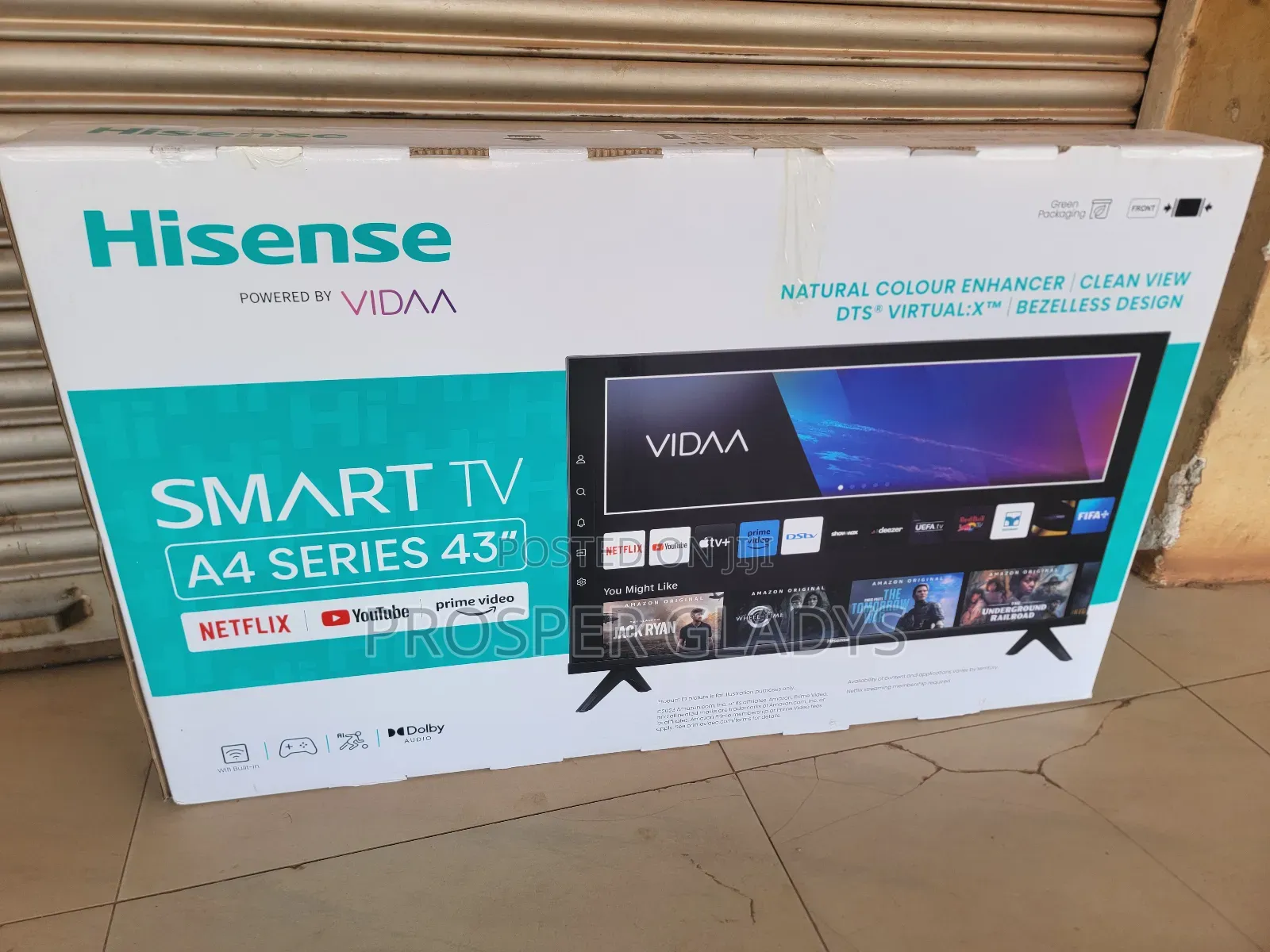 Hisense 43 Smart Digital Flat Screen Flameless.
