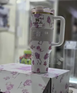 1.2l 1pc Floral Stanely Mug - Multicolor