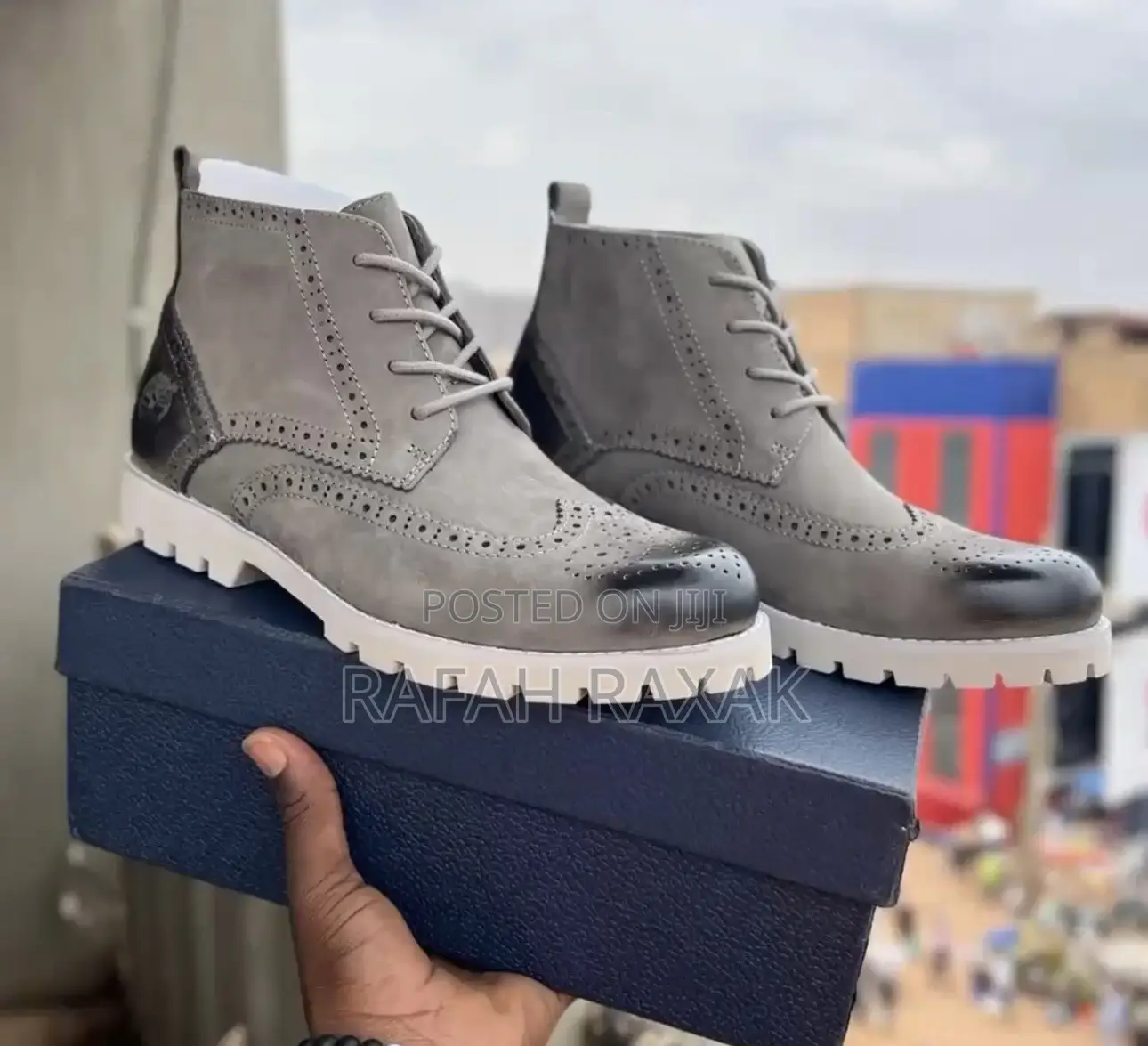 Original Grey Timberland Oxford Casual Boots