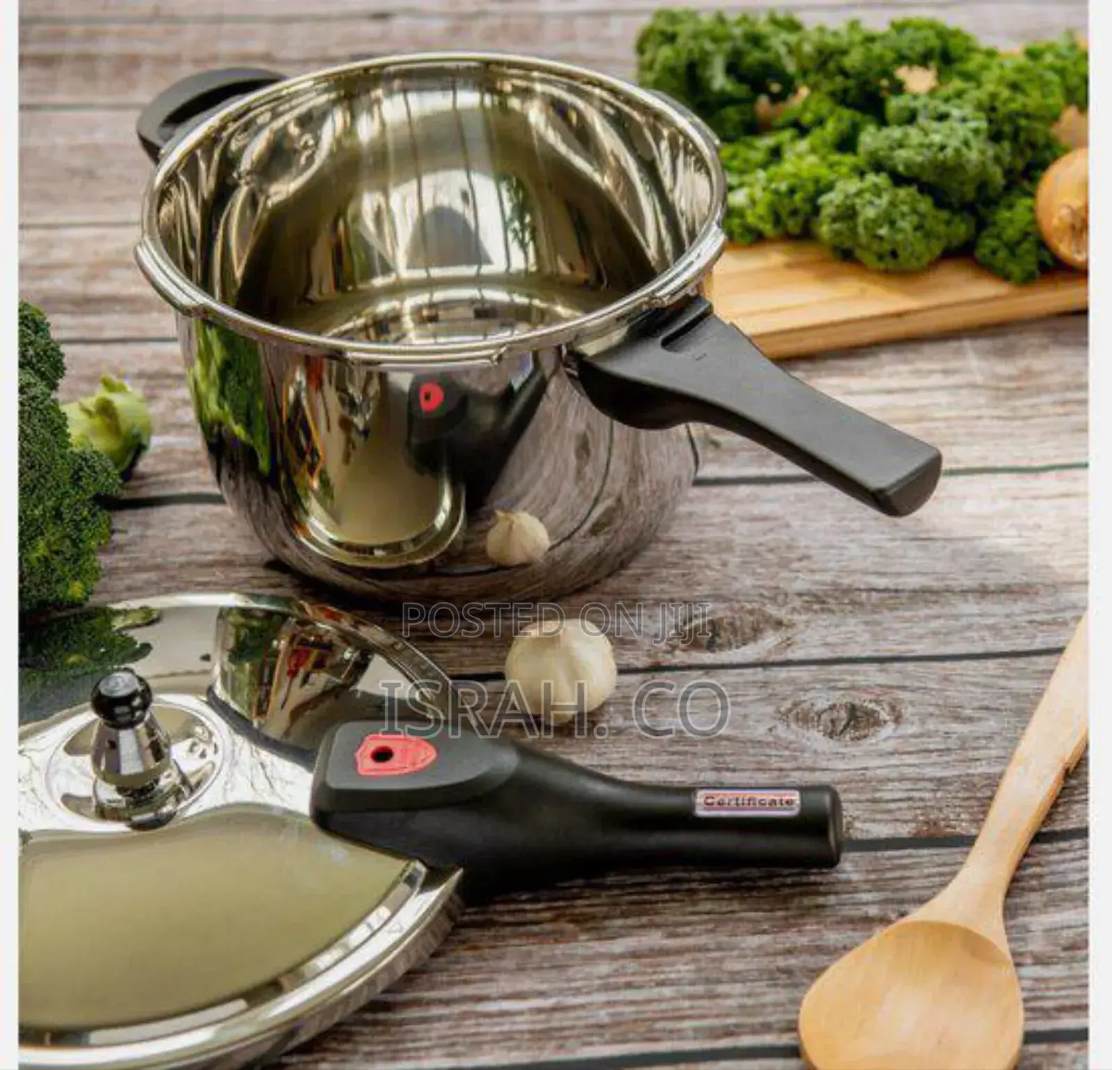 12 LTRS Pilot Pressure Cooker – Silver