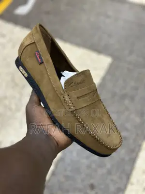 Men’S Super Classic Brown Clarks Moccasins