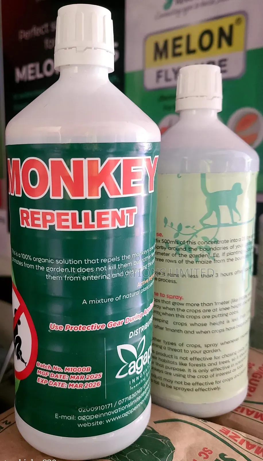 Monkey Repellent in Farms.