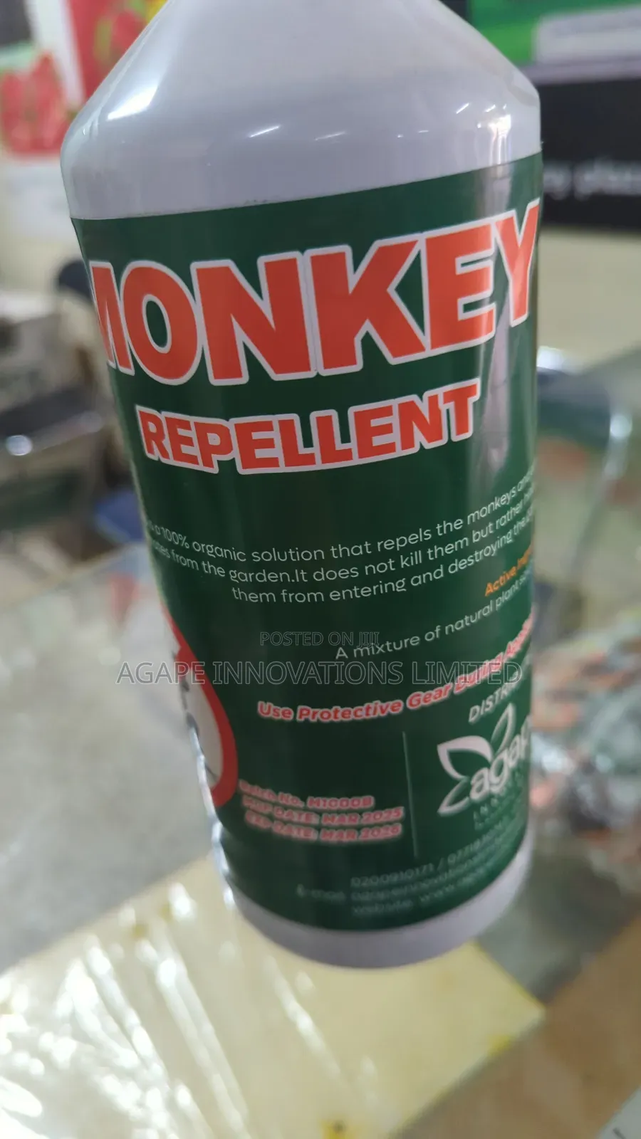 Monkey Repellent in Farms.