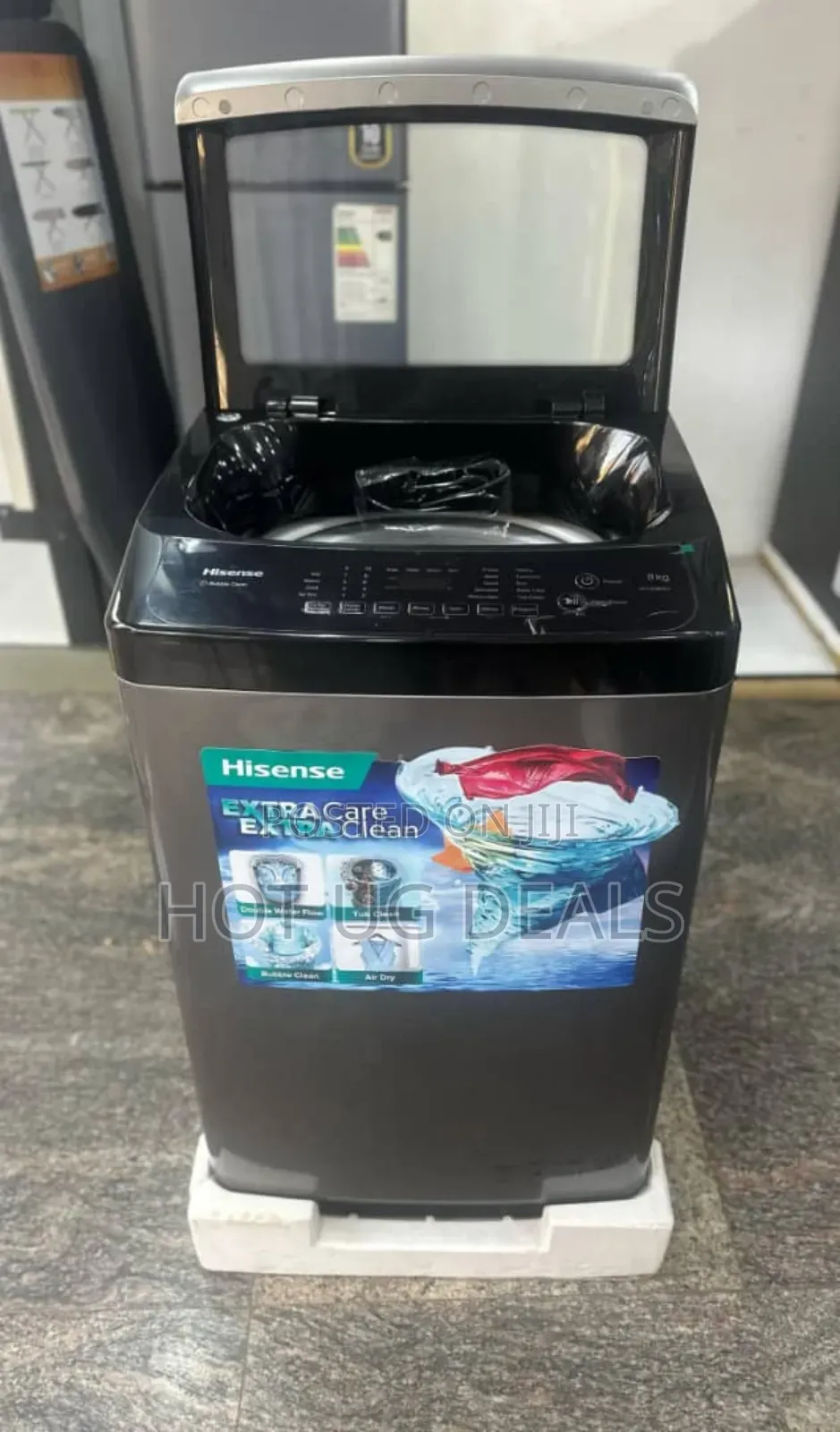 Hisense 8kg Top Loading Automatic Washing Machine- Grey
