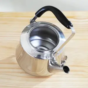 6 Litres Stainless Whistling Tea Boiling Kettle - Silver
