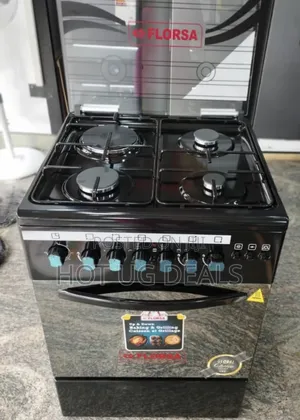 Florsa 60x60 3 Gas 1 Hotplate Cooker, Electric Oven, Timer