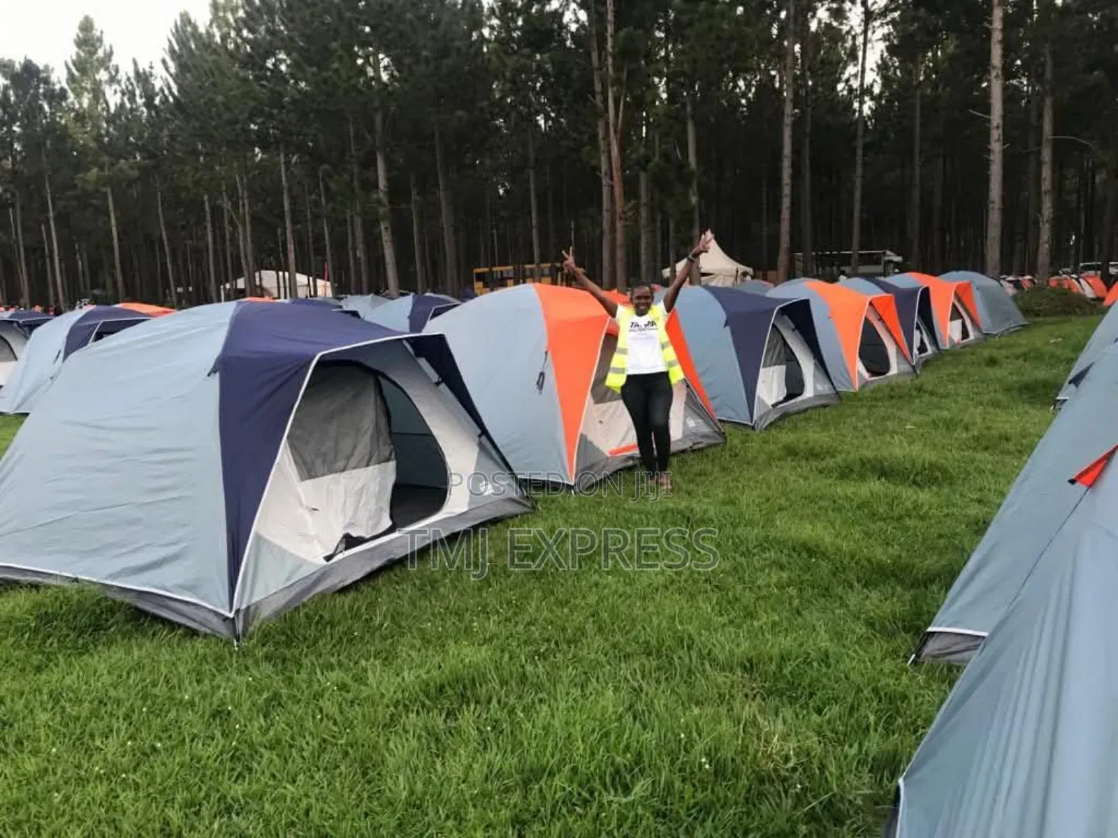 Executive Camping Tents for Hire With Beddings-Double 
