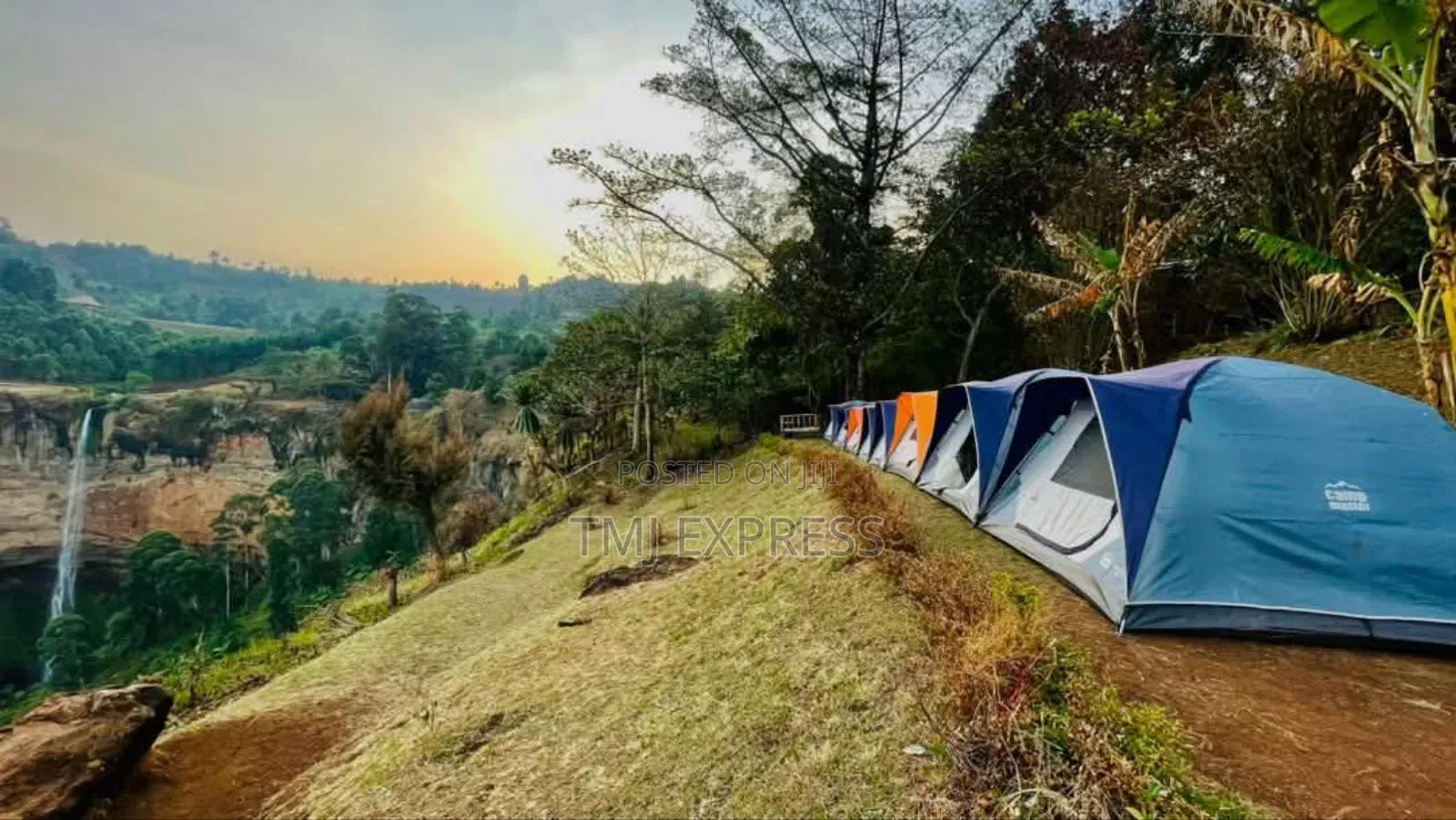 Executive Camping Tents for Hire With Beddings-Double 