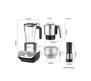 Hoffmans 4 In1 Multifunction Blender 2l With Unbreakable Jar
