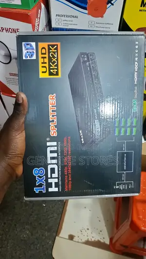 Hdmi Splitter of 8 Hdmi Ports of and .