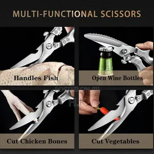 Upgrade Heavy Duty Stainless Steel Kitchen Scissors