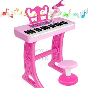 Toy Piano With Stand for 3-5 Year Old