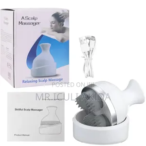 Waterproof Relaxing Scalp Hair Growth and Head Massager