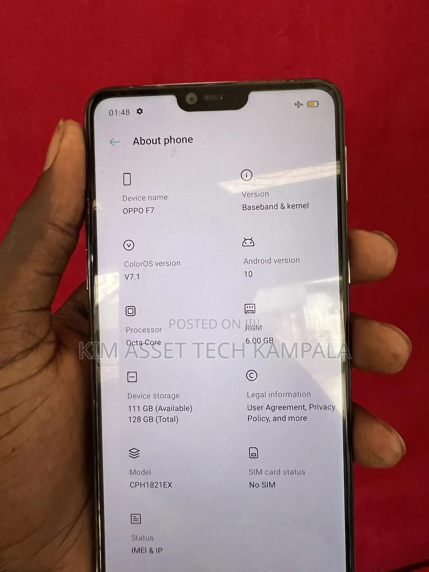 Oppo F17 128 GB Silver