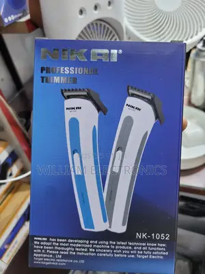 Nikai Rechargeable Hair Machine Shaver - Blue, Grey