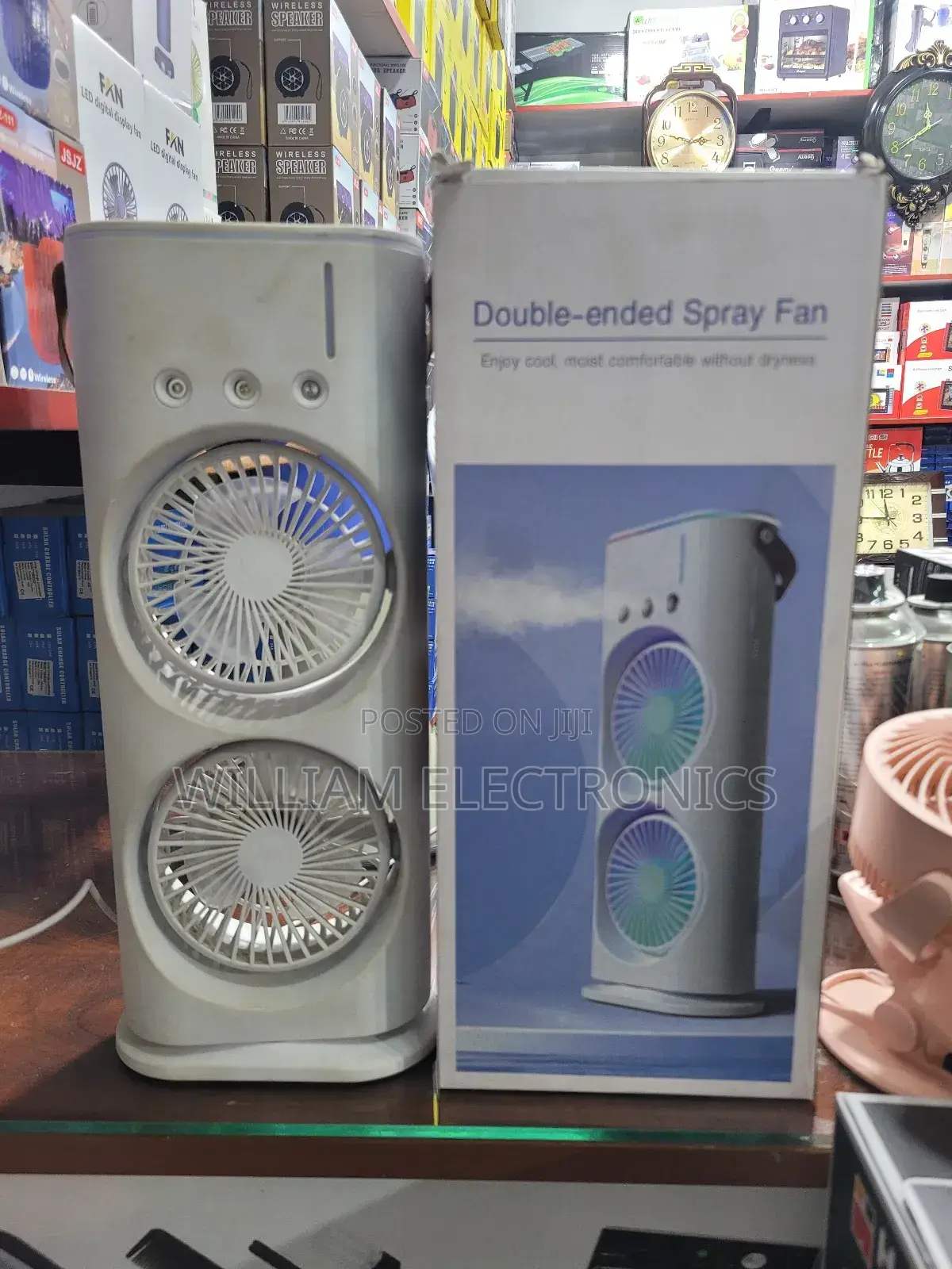 Double-Ended Spray Fan