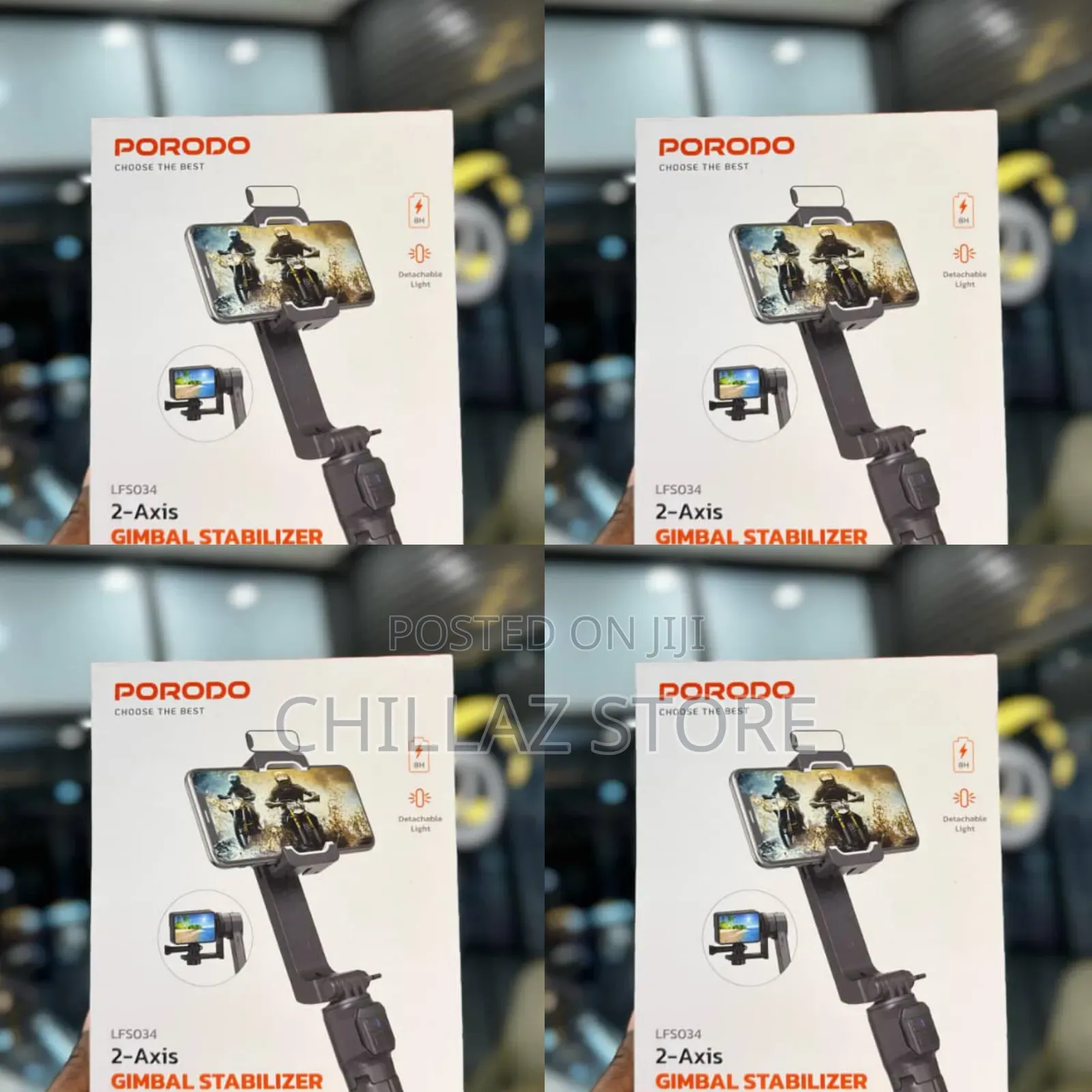 Porodo 2-Axis Gimbal Stabilizer.