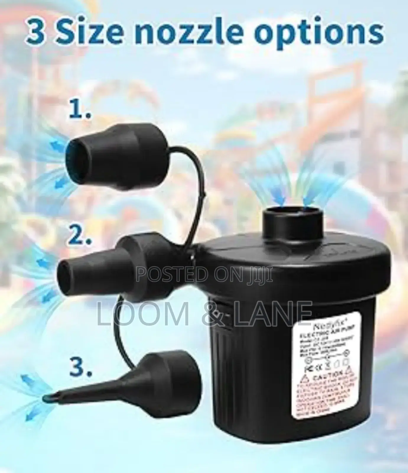 Portable Electric Air Mattress Pump