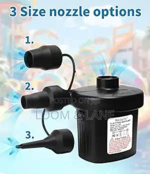 Portable Electric Air Mattress Pump
