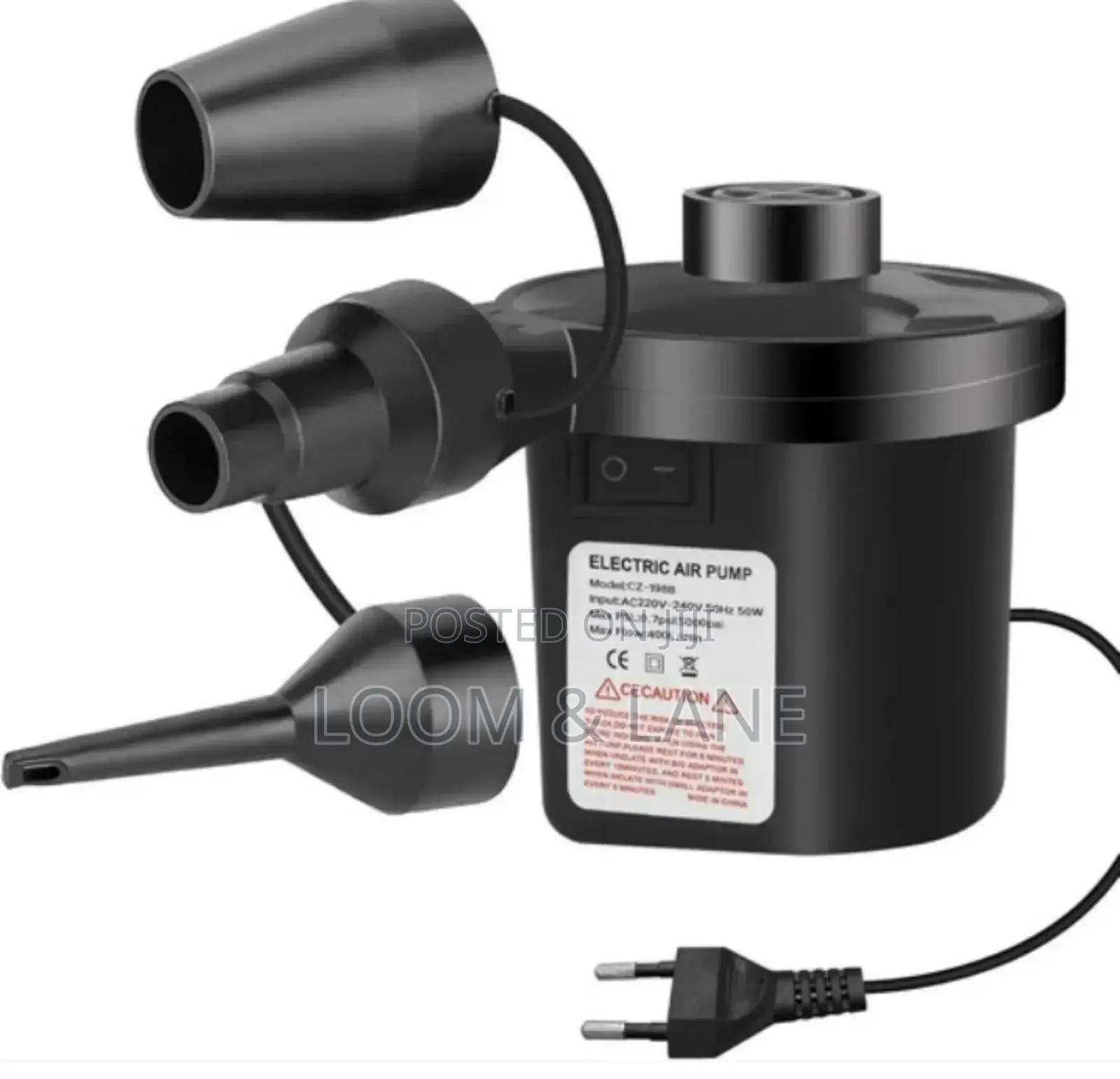 Portable Electric Air Mattress Pump
