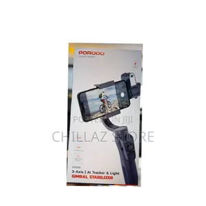 Porodo 3-Axis Ai Tracker and Light Gimbal Stabilizer.