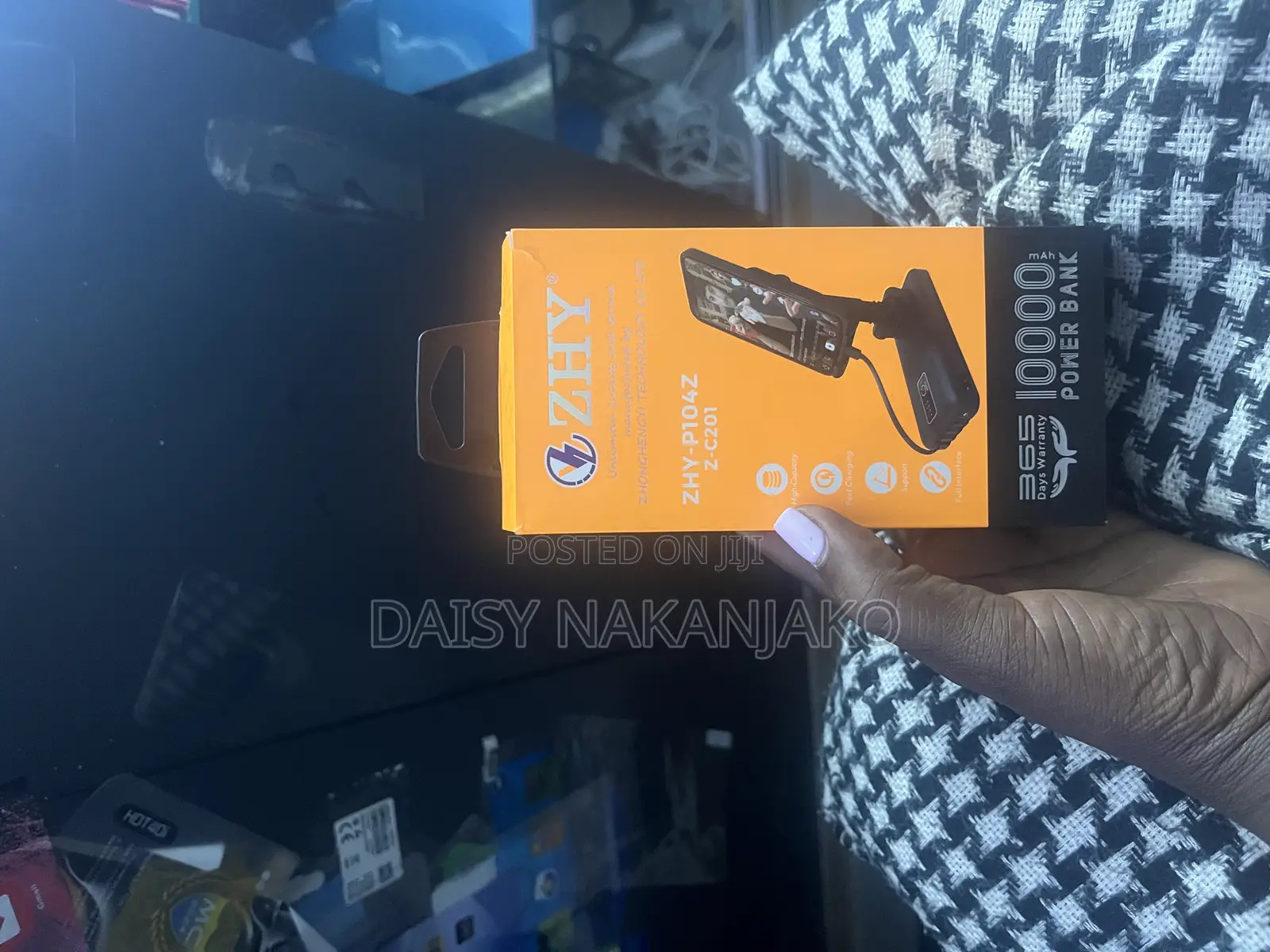 Zhy Power Bank With Phone Holder