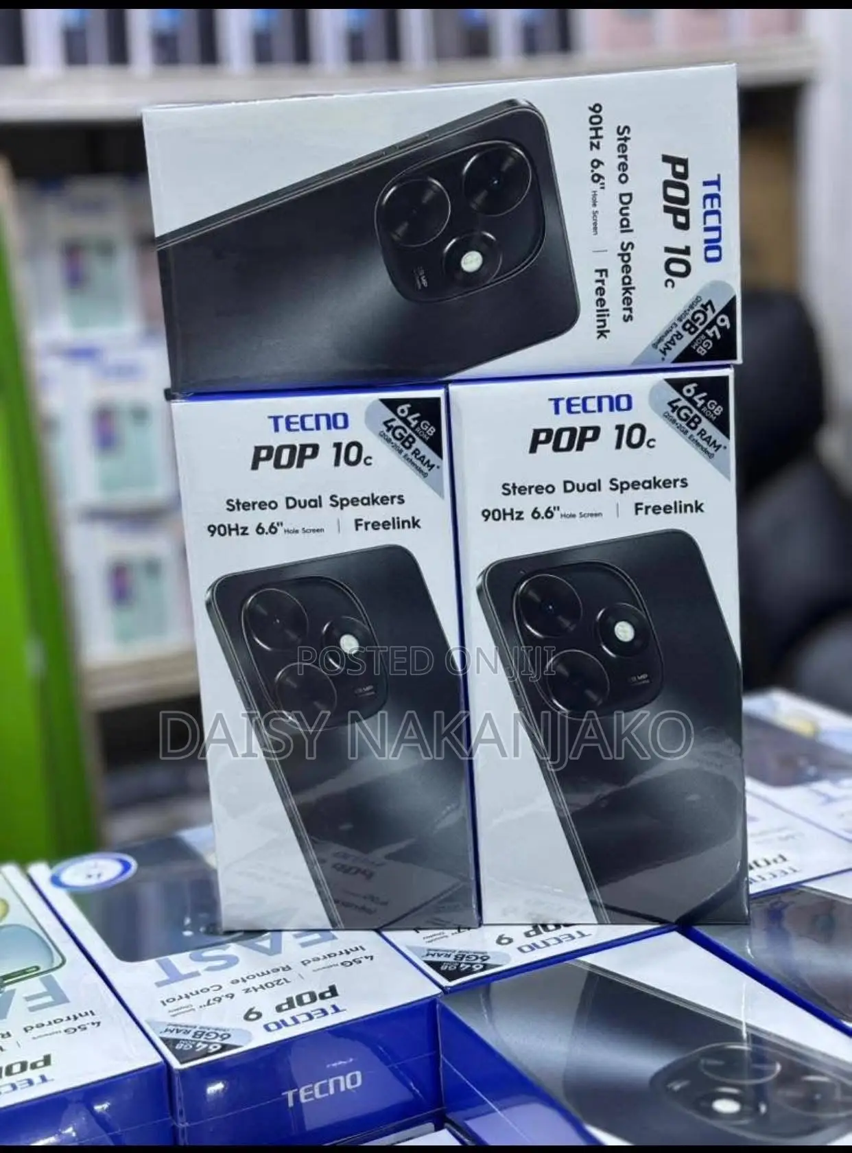 New Tecno Pop 10 64 GB Blue