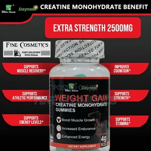 Wholesale Only | Weight Gain Gummies, Creatine Monohydrate