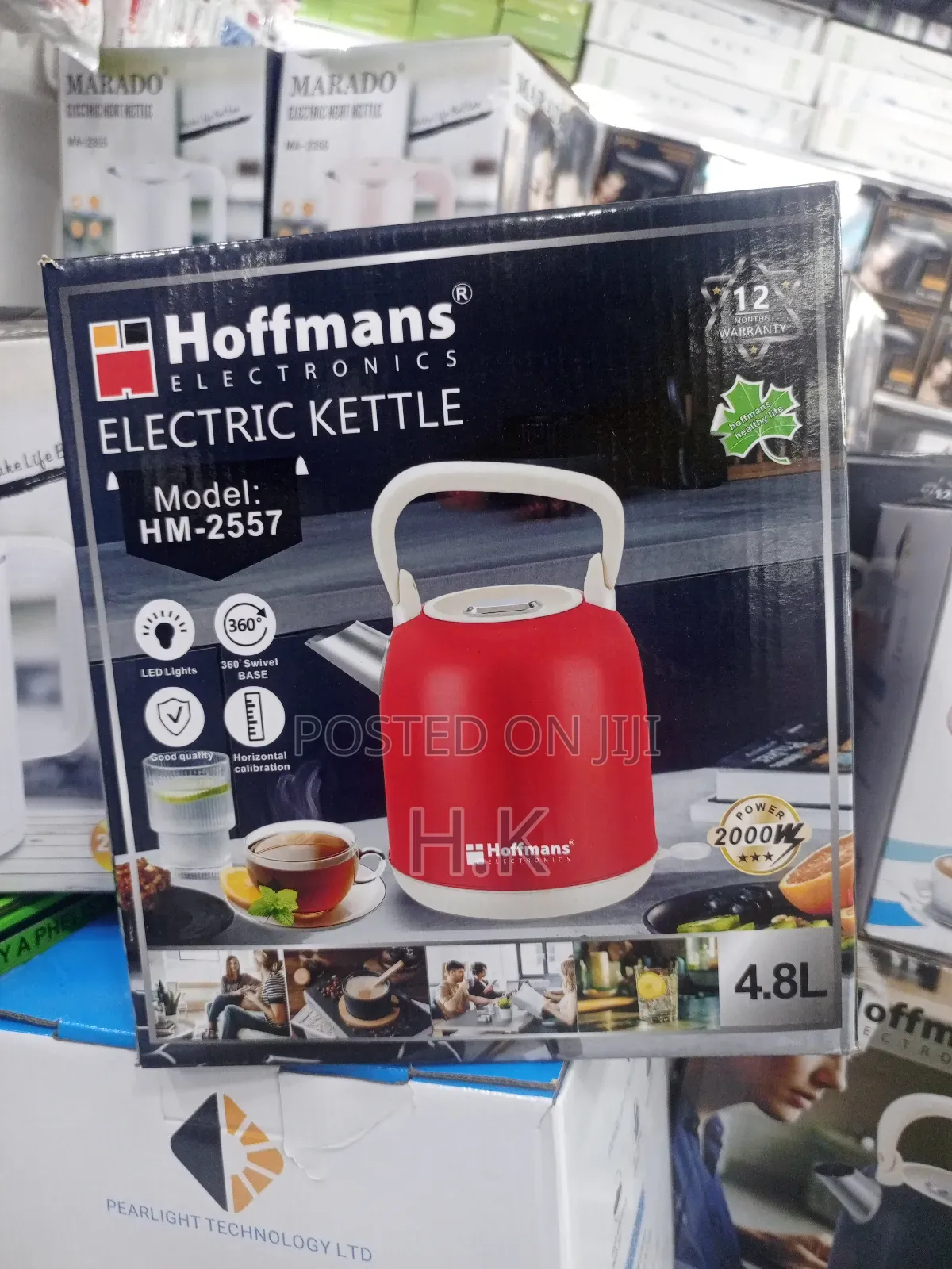 Hoffmans Brand Electric Kettle, Model Hm-2557