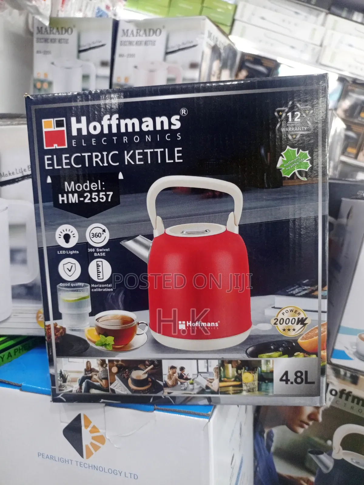 Hoffmans Brand Electric Kettle, Model Hm-2557