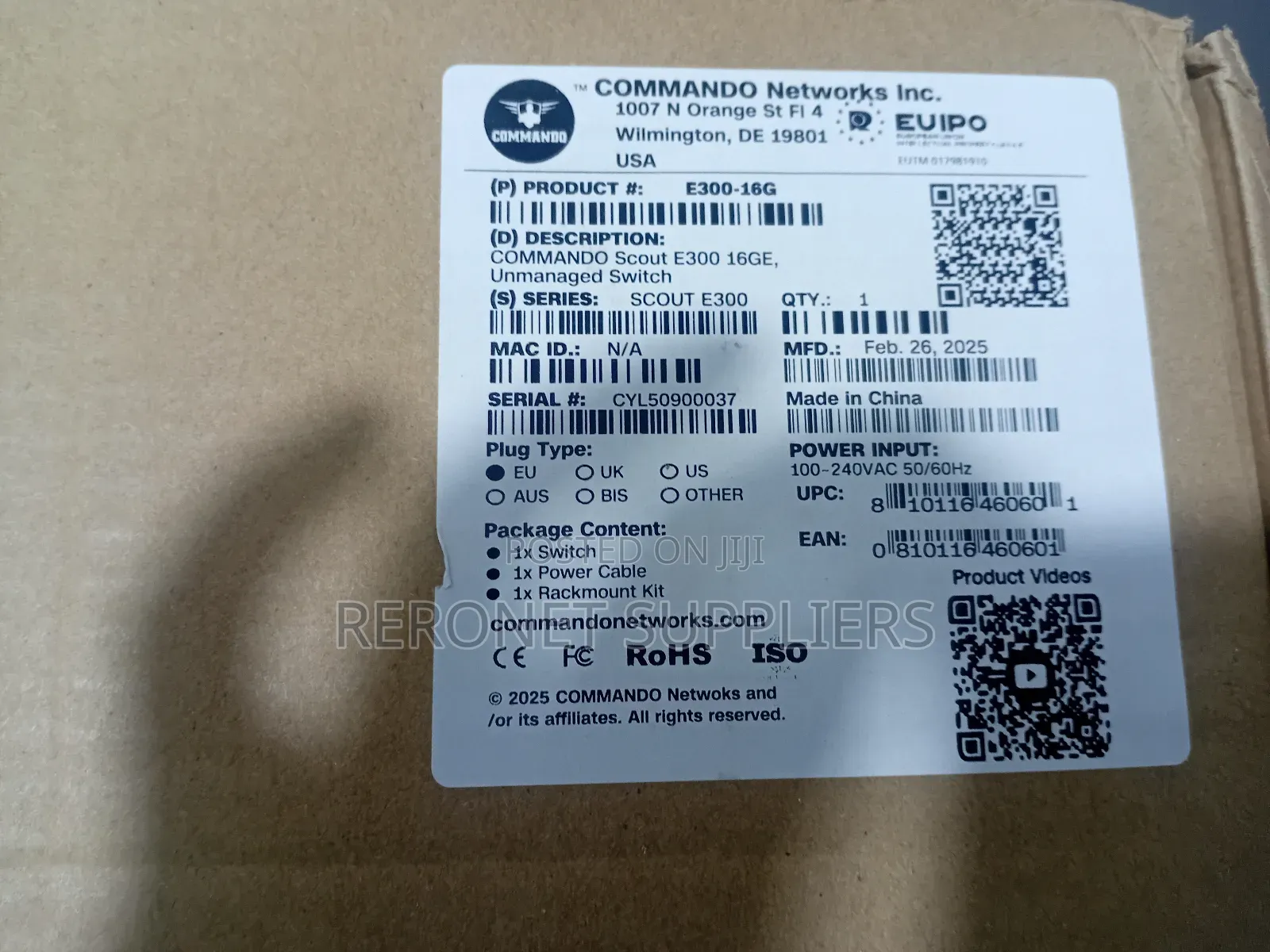 Commando 16port Gigabit Switch