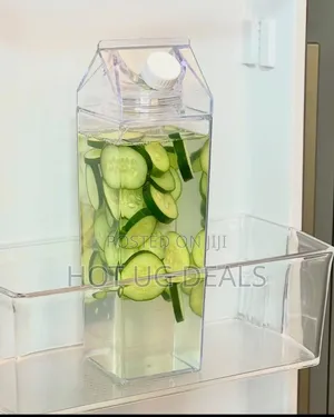1l Fridge Beverage Water Bottle - Clear