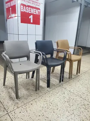 Black,Gray and Brown Plastic Chairs Plastic Chairs