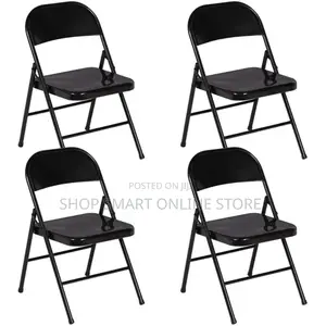 Conference Foldable Leather Chairs Armless