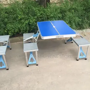 Camping Metallic Picnic Foldable Table 4 _ Seater