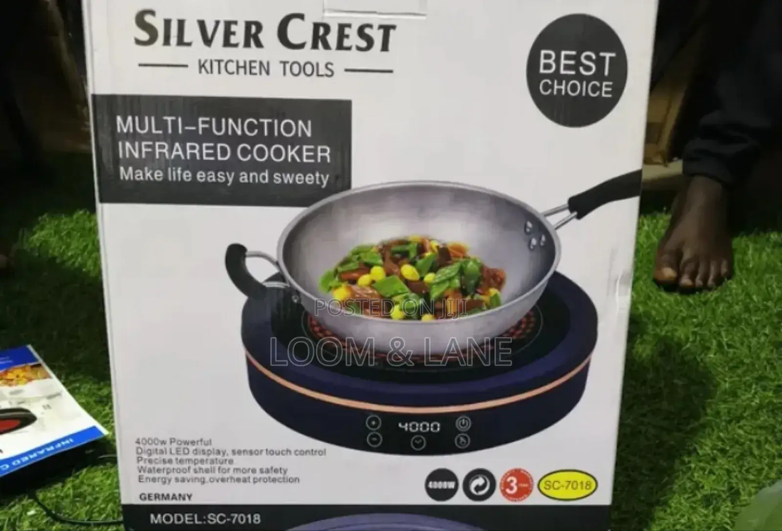 Silver-Crest Round Multifunctional Infrared Cooker