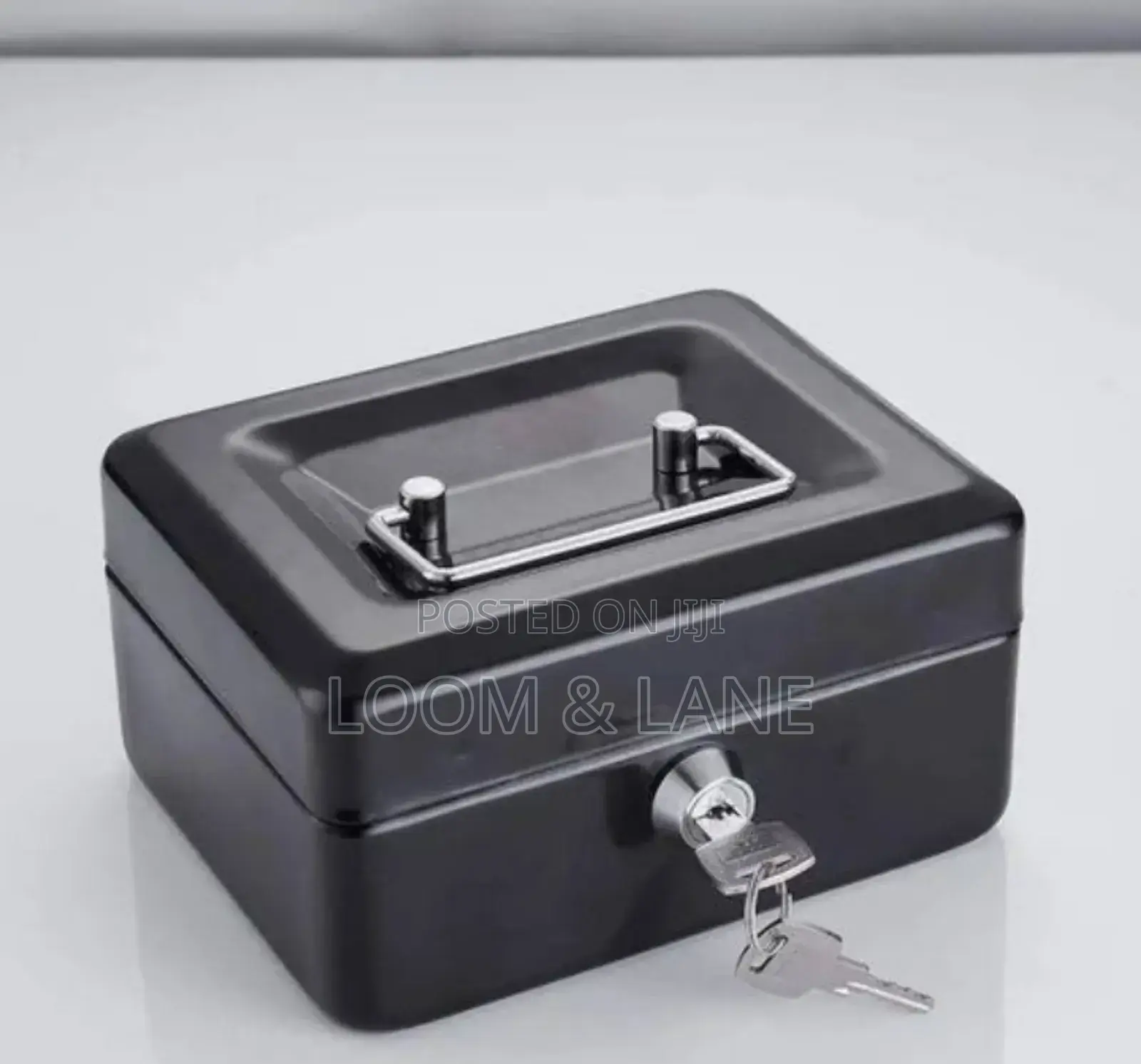 Locking Large Steel Cash Box