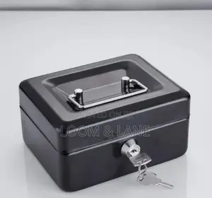 Locking Large Steel Cash Box