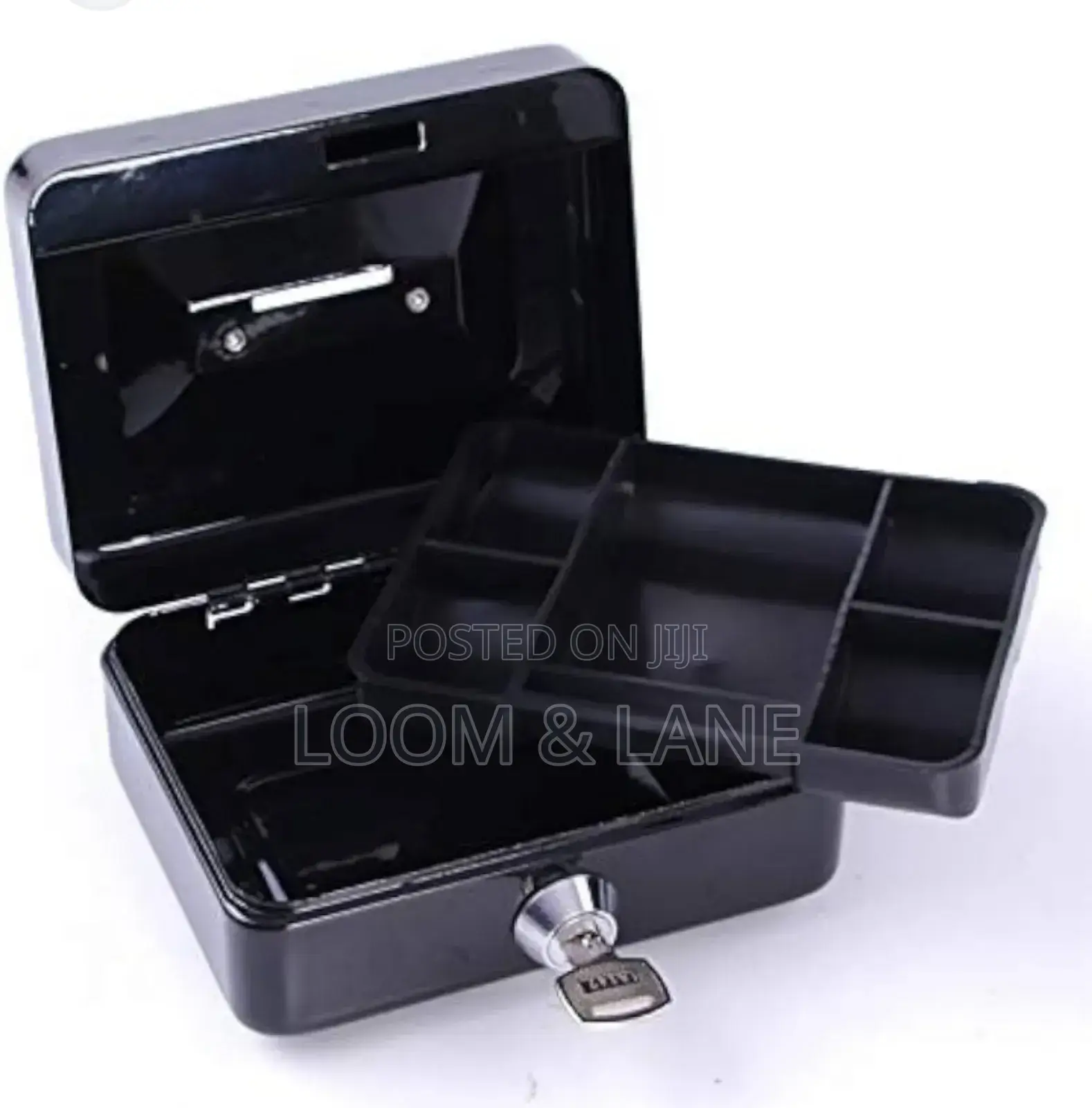 Locking Large Steel Cash Box