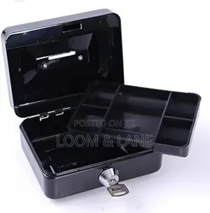 Locking Large Steel Cash Box