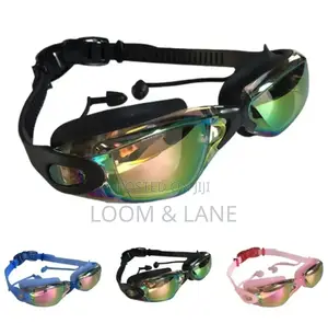 Bright Color Plated Swim Goggles