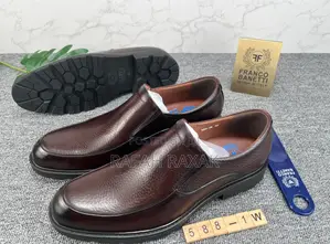 Men’S Brown Franco Banetti Formal/Gentle Leather Loafers