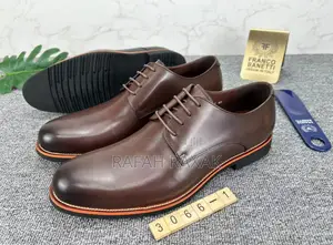 Men’S Super Classic Brown Franco Banetti Formal Office Shoes