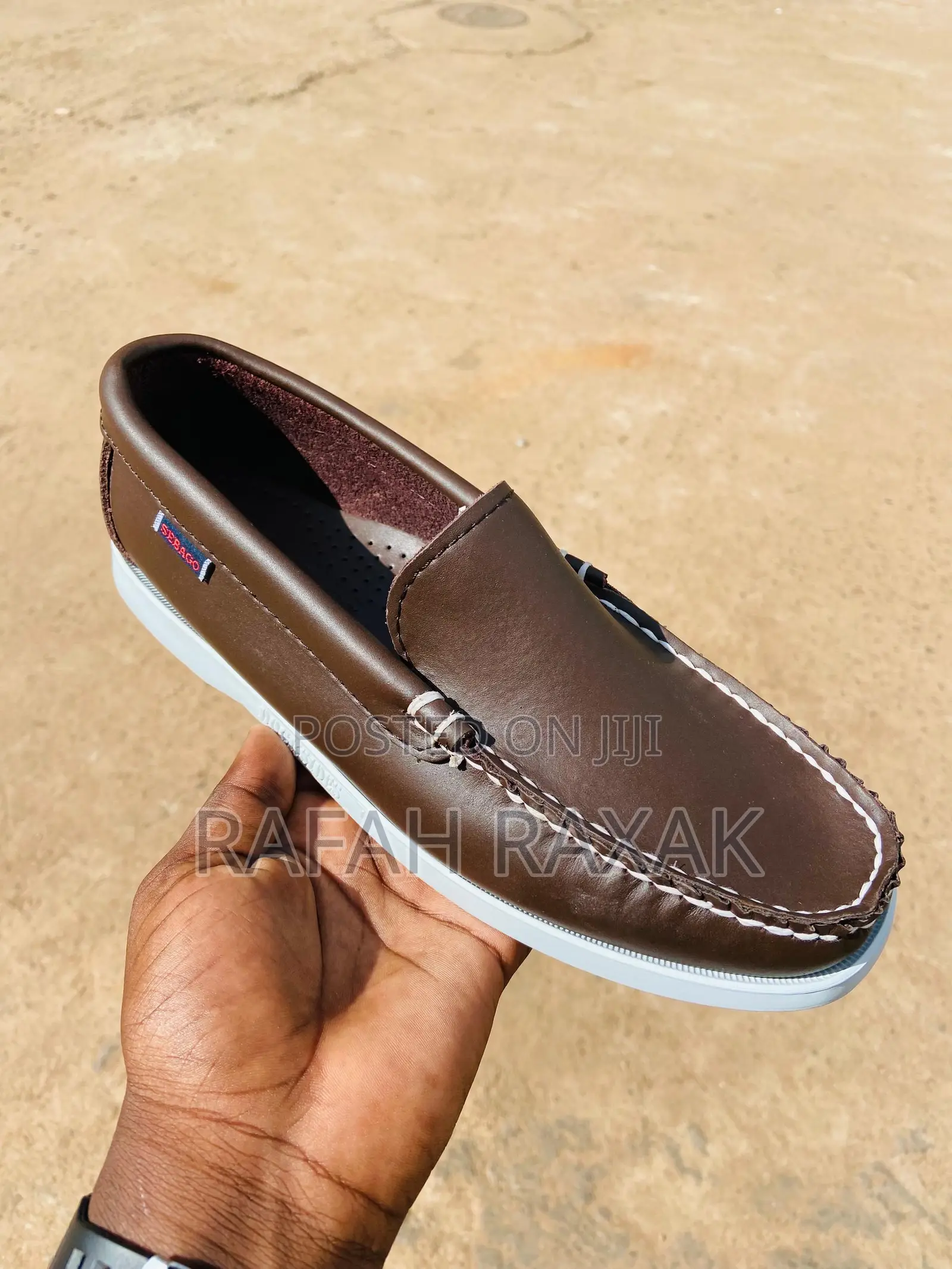 Original Dark Tan Smart Casual Platinum Sebago Moccasins