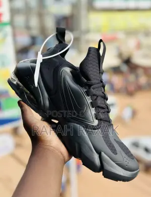 Original Triple Black Nike Air Max Alpha Savage Running Shoe