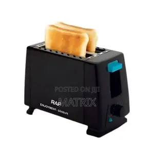 Raf 2 Piece Bread Toaster - Black