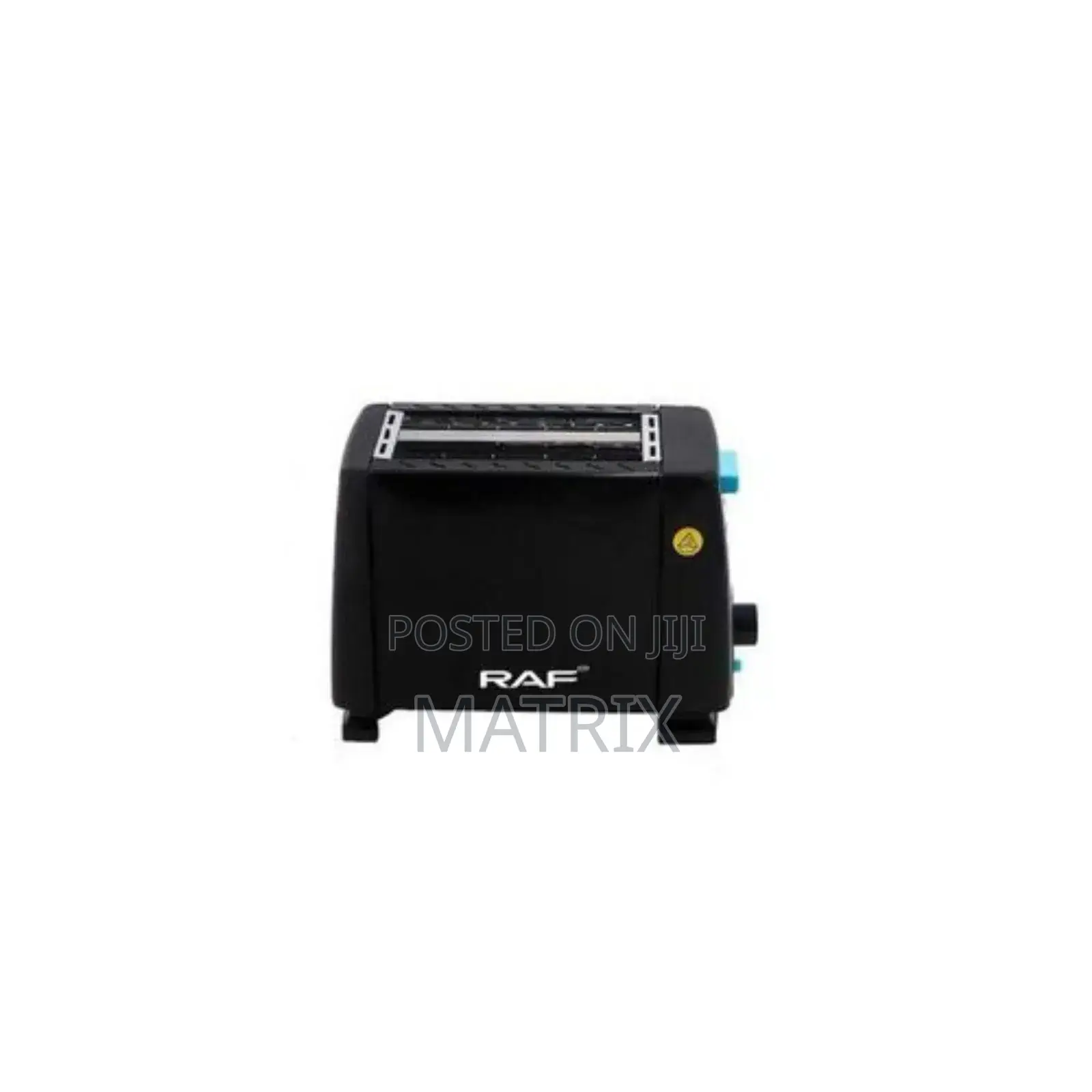 Raf 2 Piece Bread Toaster - Black