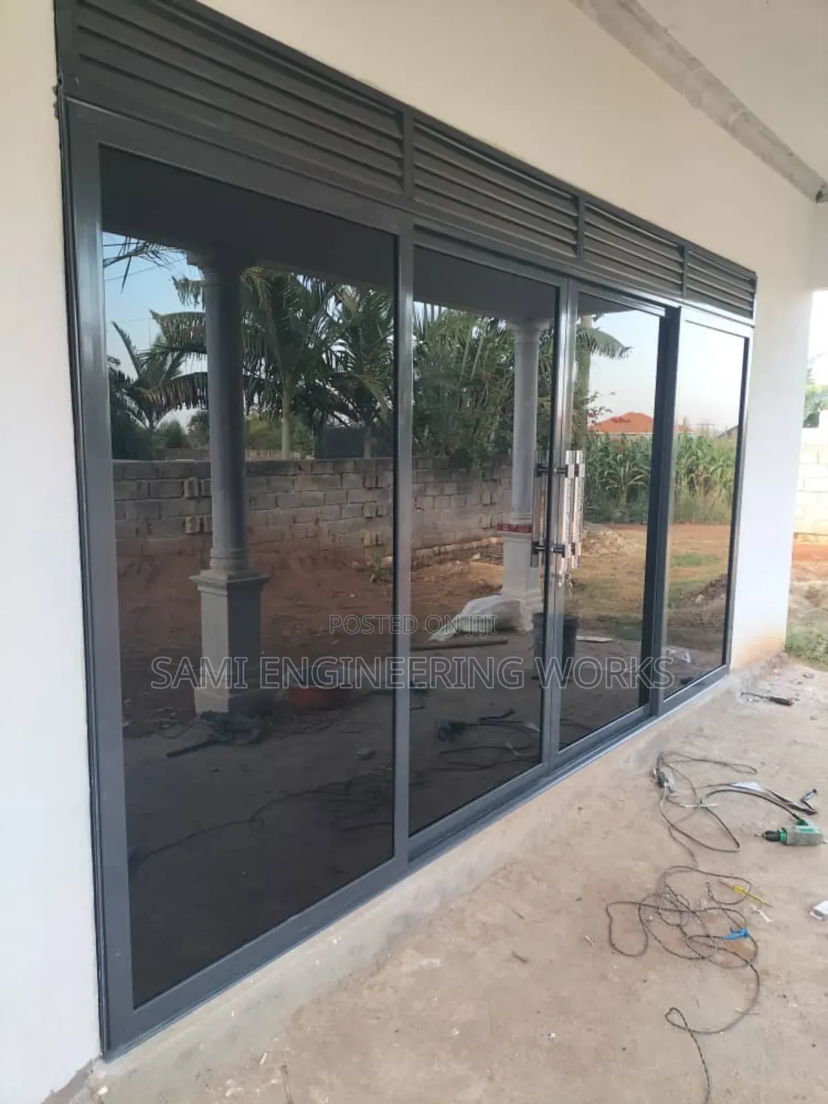 Slidding Aluminum 4shuttled Door