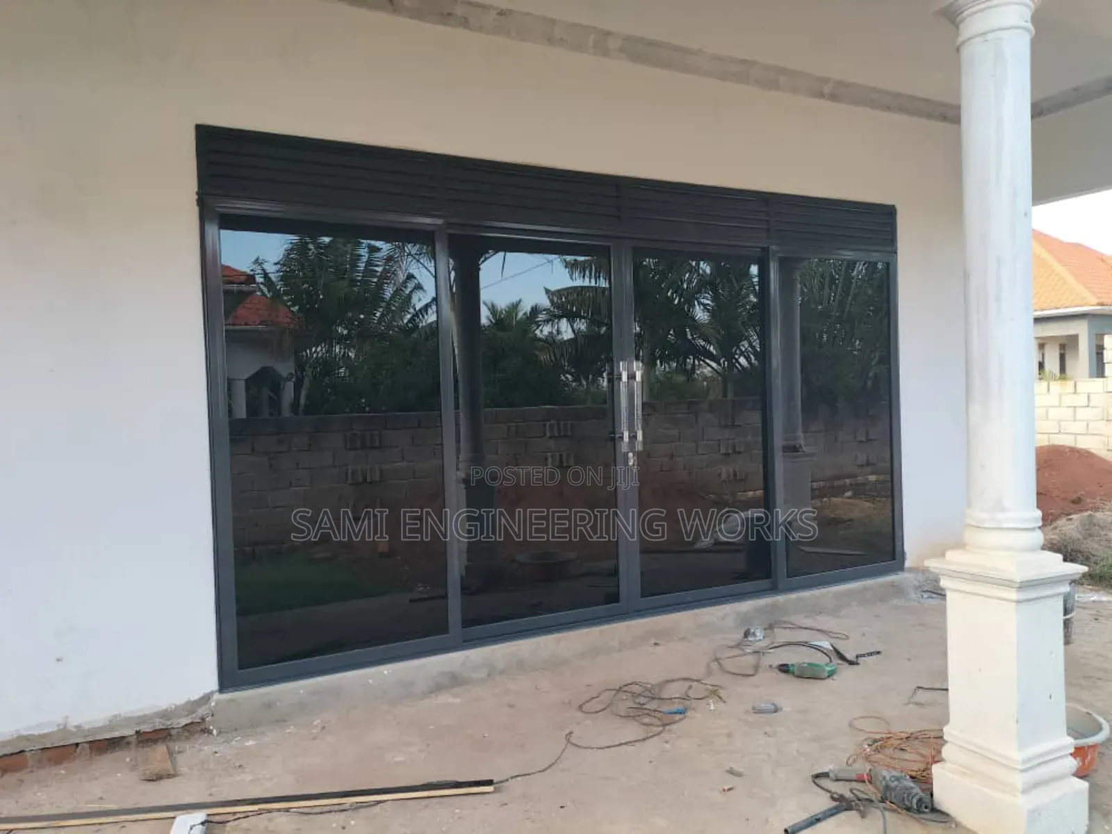 Slidding Aluminum 4shuttled Door
