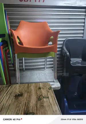 Plastic Chairs Steel Leged